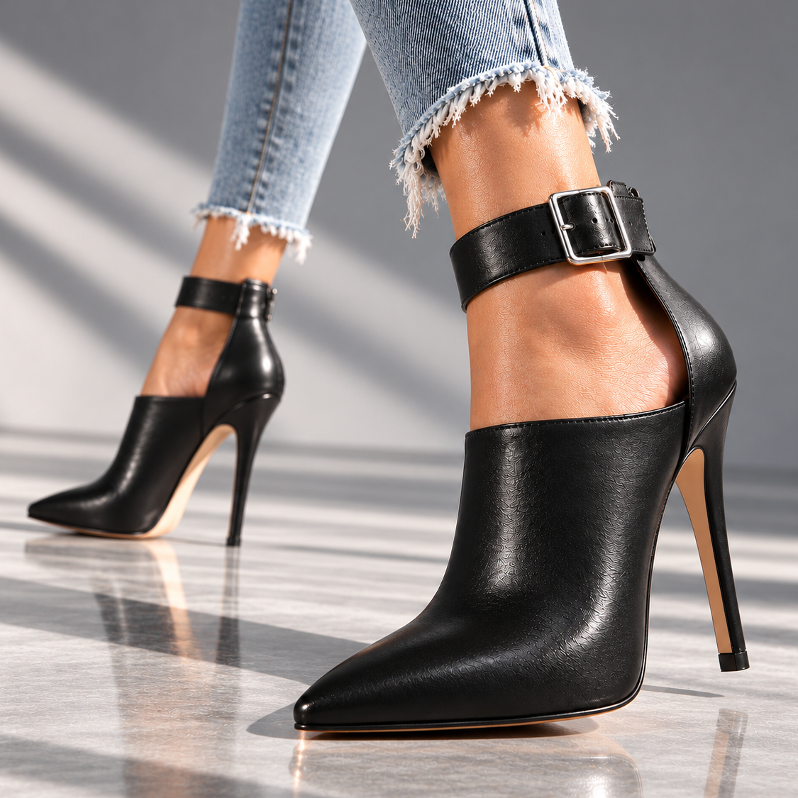 Maureen | Ankle Strap Heels