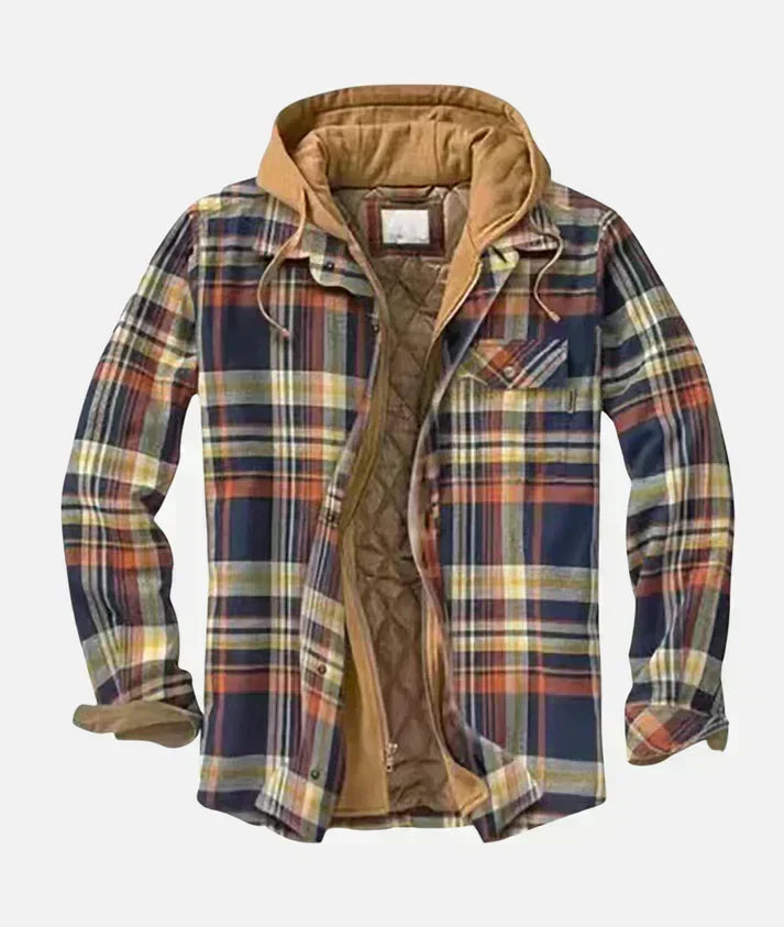 Callum | Plaid Patchwork Jacket