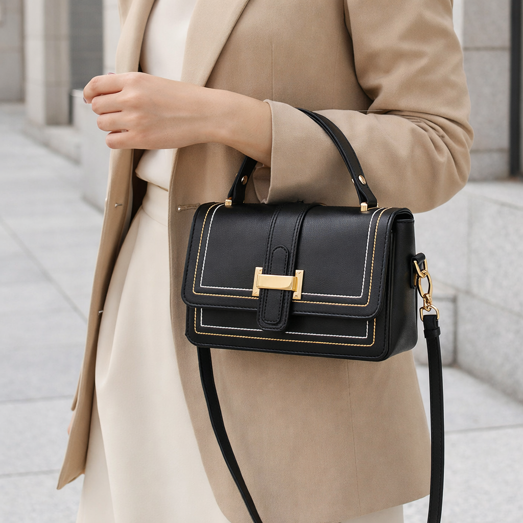 Orlena | Structured Shoulder Bag