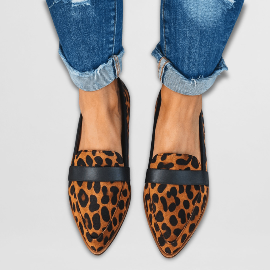 Alina | Pointed-Toe Low-Heel Loafers