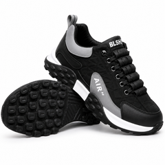 Tarek | Wide-Toe Lace-Up Walking Shoes