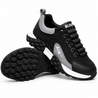 Tarek | Wide-Toe Lace-Up Walking Shoes