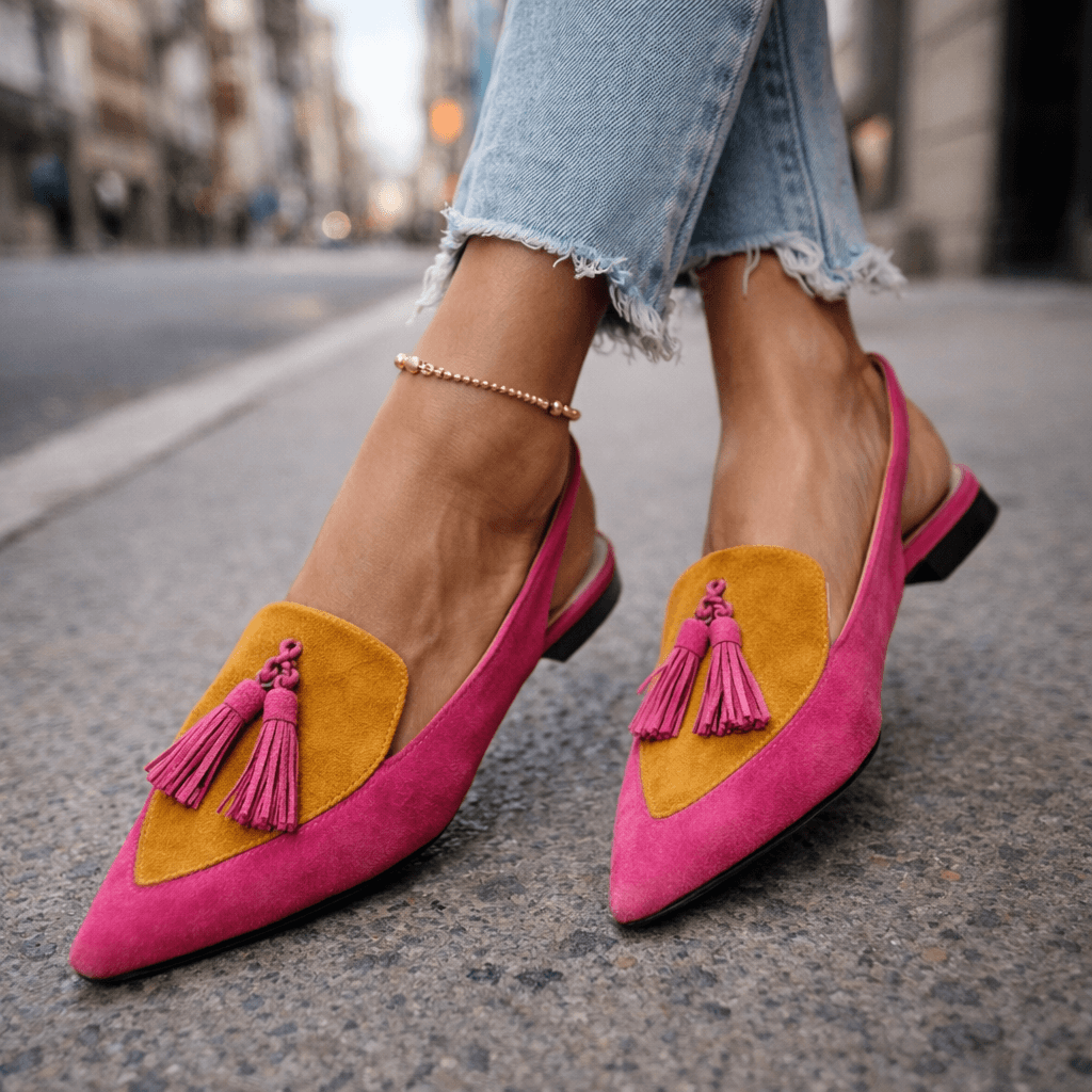 Eleanor | Strapped Tassel Sandals