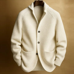Nolan | Ribbed Button-Front Cardigan