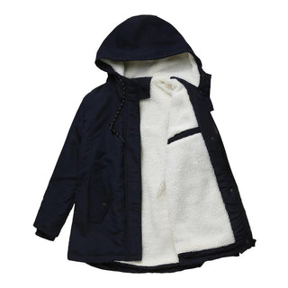 Elowyn | Hooded Zip-Front Parka Coat