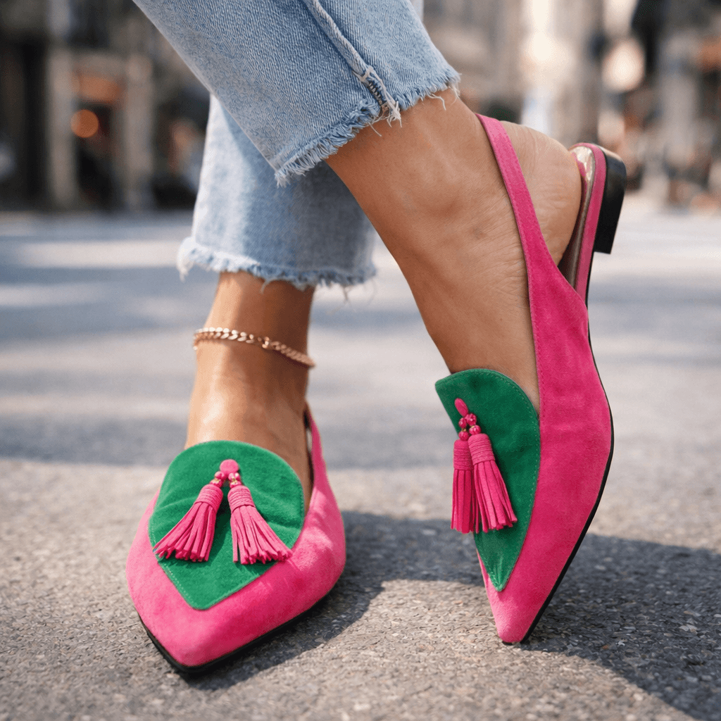 Eleanor | Strapped Tassel Sandals