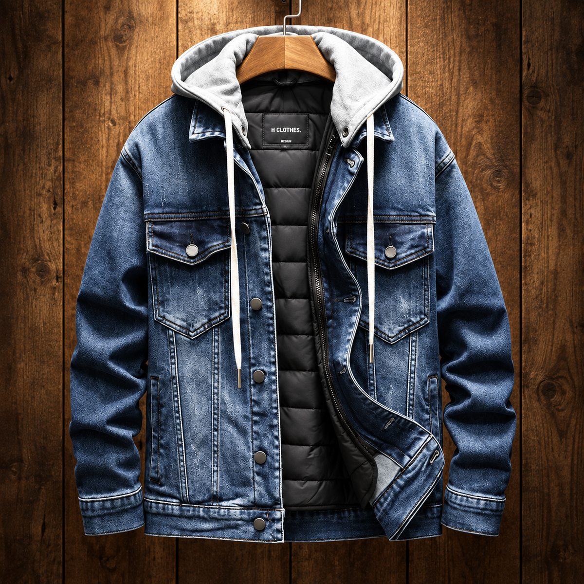 Declan | Removable-Hood Utility Jacket
