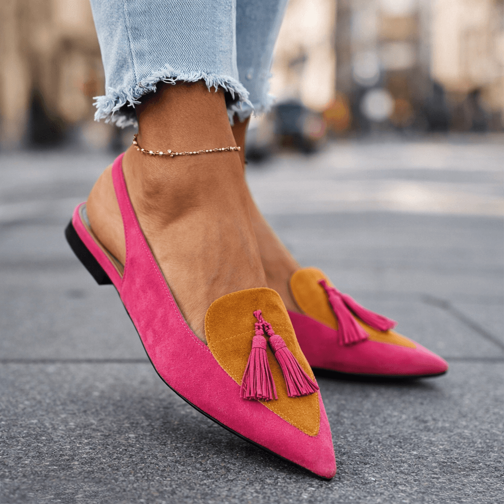 Eleanor | Strapped Tassel Sandals