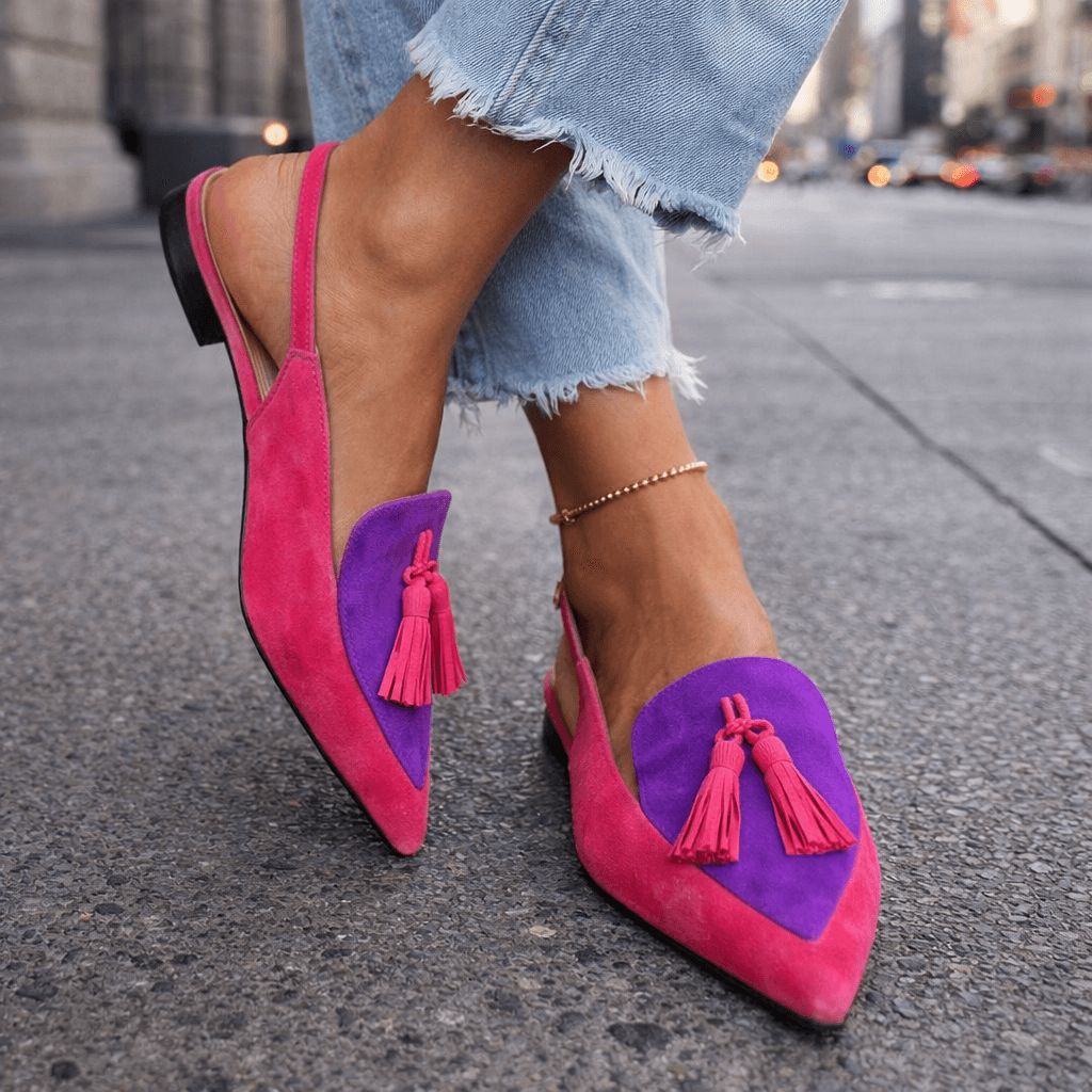 Eleanor | Strapped Tassel Sandals