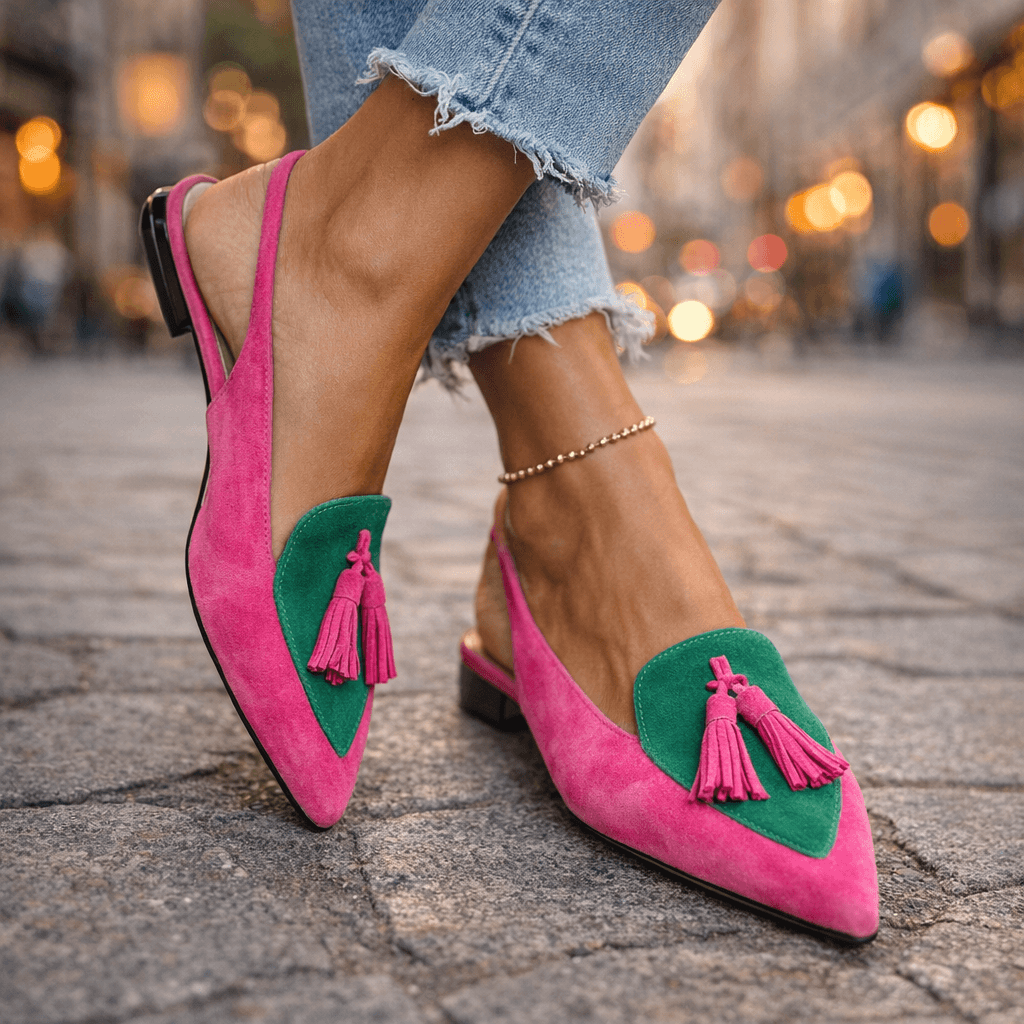 Eleanor | Strapped Tassel Sandals