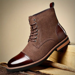 Weston | Cap-Toe Lace-Up Ankle Boots