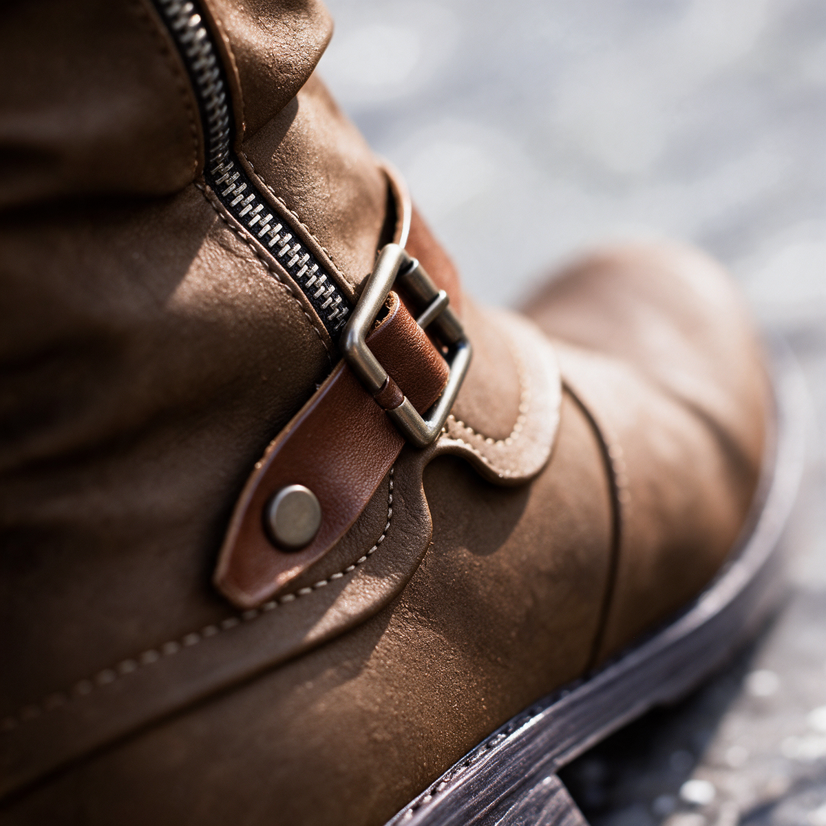 Briar | Buckle Mid-Calf Boots