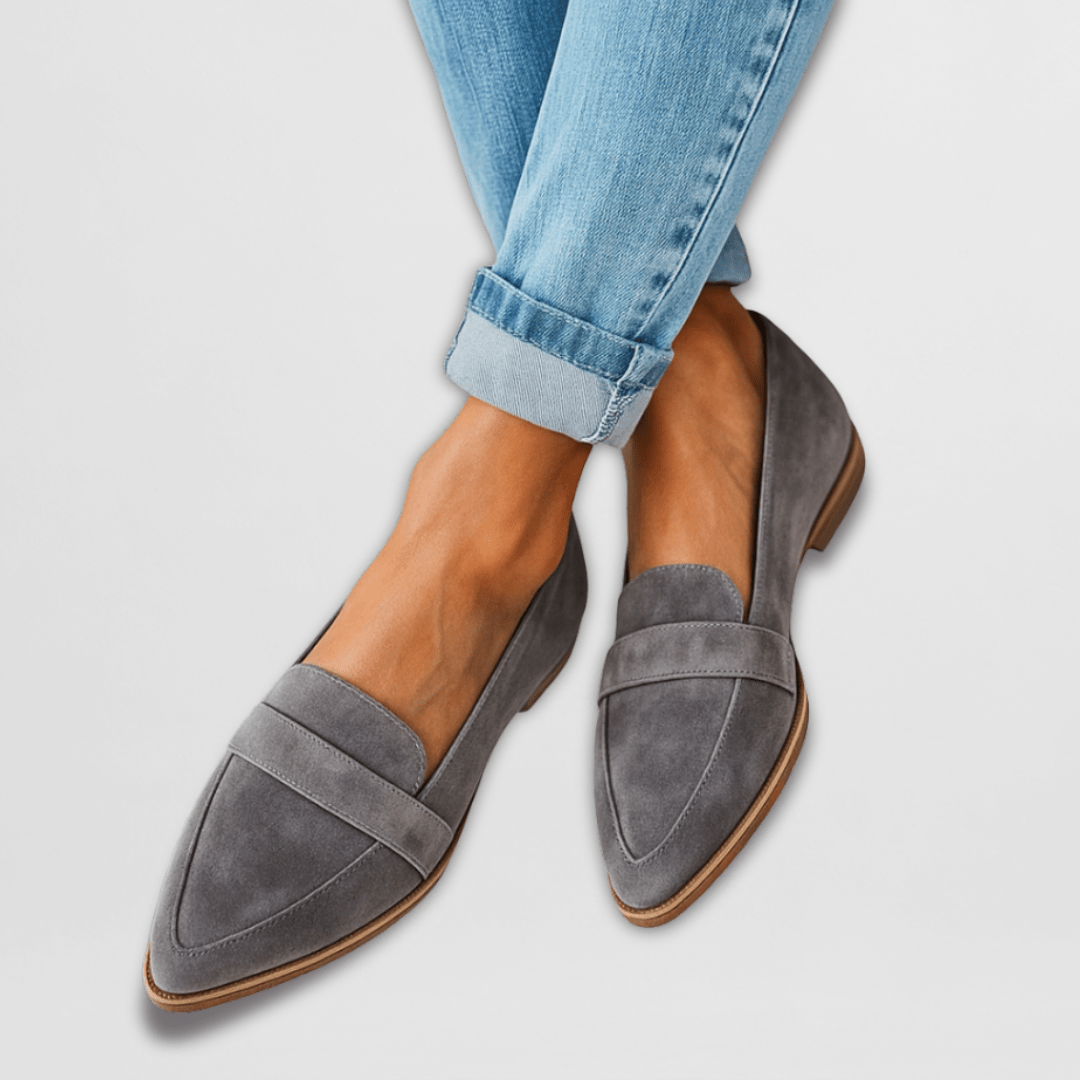 Alina | Pointed-Toe Low-Heel Loafers