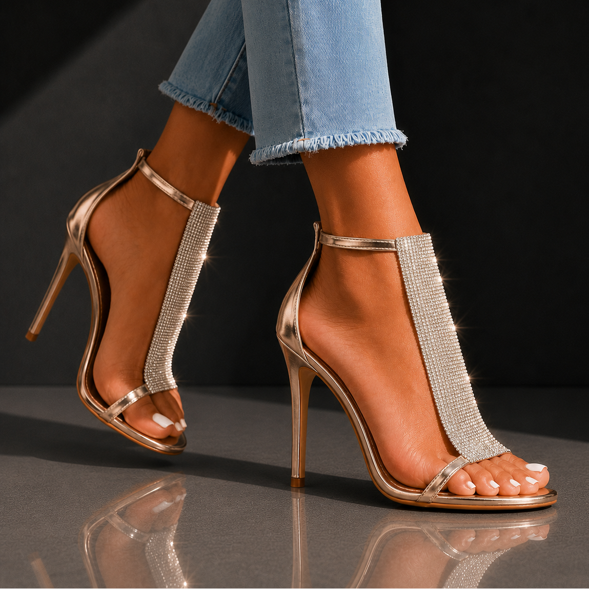 Aliyah | Marise Crystal Heels