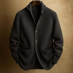 Nolan | Ribbed Button-Front Cardigan