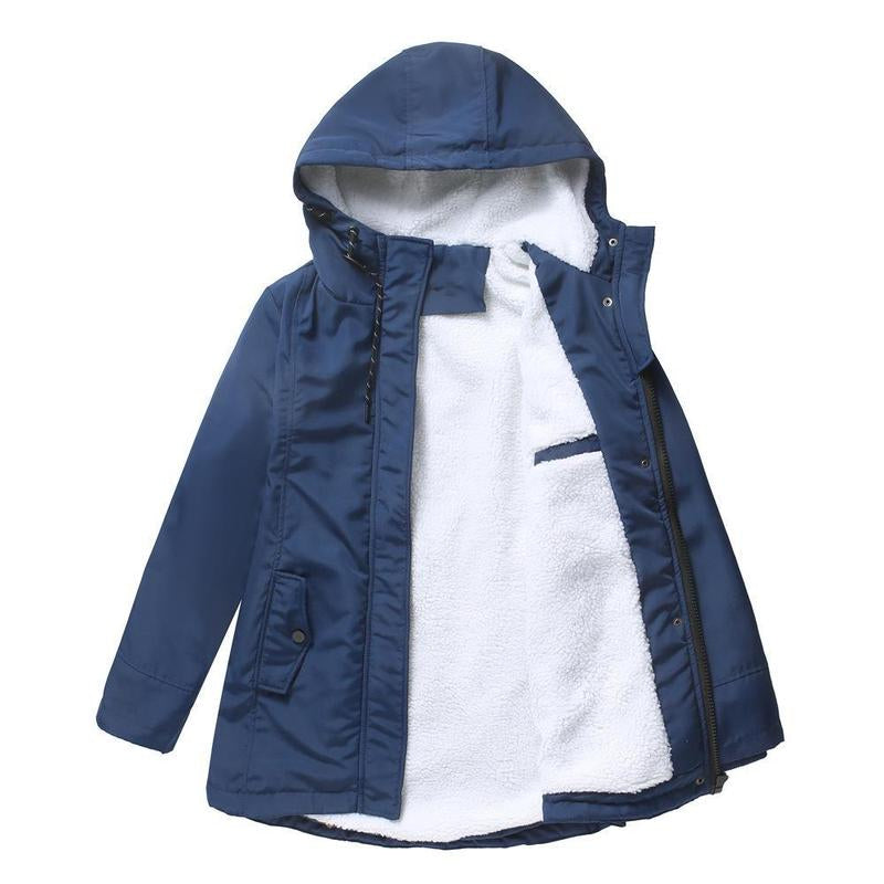 Elowyn | Hooded Zip-Front Parka Coat