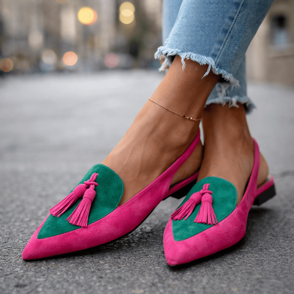 Eleanor | Strapped Tassel Sandals