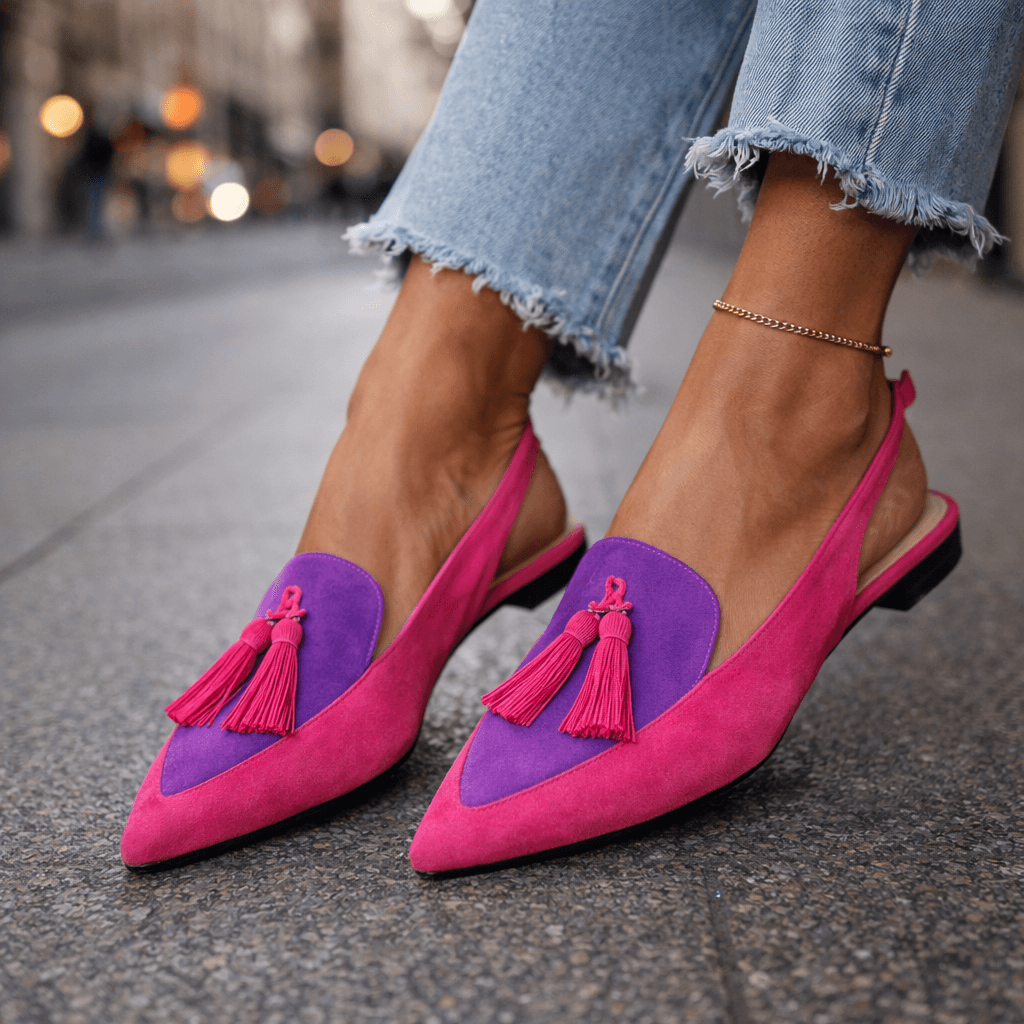 Eleanor | Strapped Tassel Sandals
