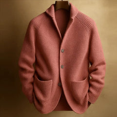 Nolan | Ribbed Button-Front Cardigan