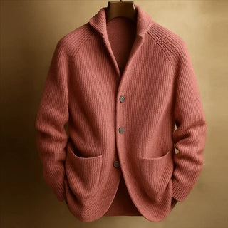 Nolan | Ribbed Button-Front Cardigan