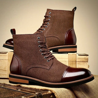 Weston | Cap-Toe Lace-Up Ankle Boots