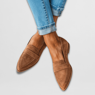 Alina | Pointed-Toe Low-Heel Loafers