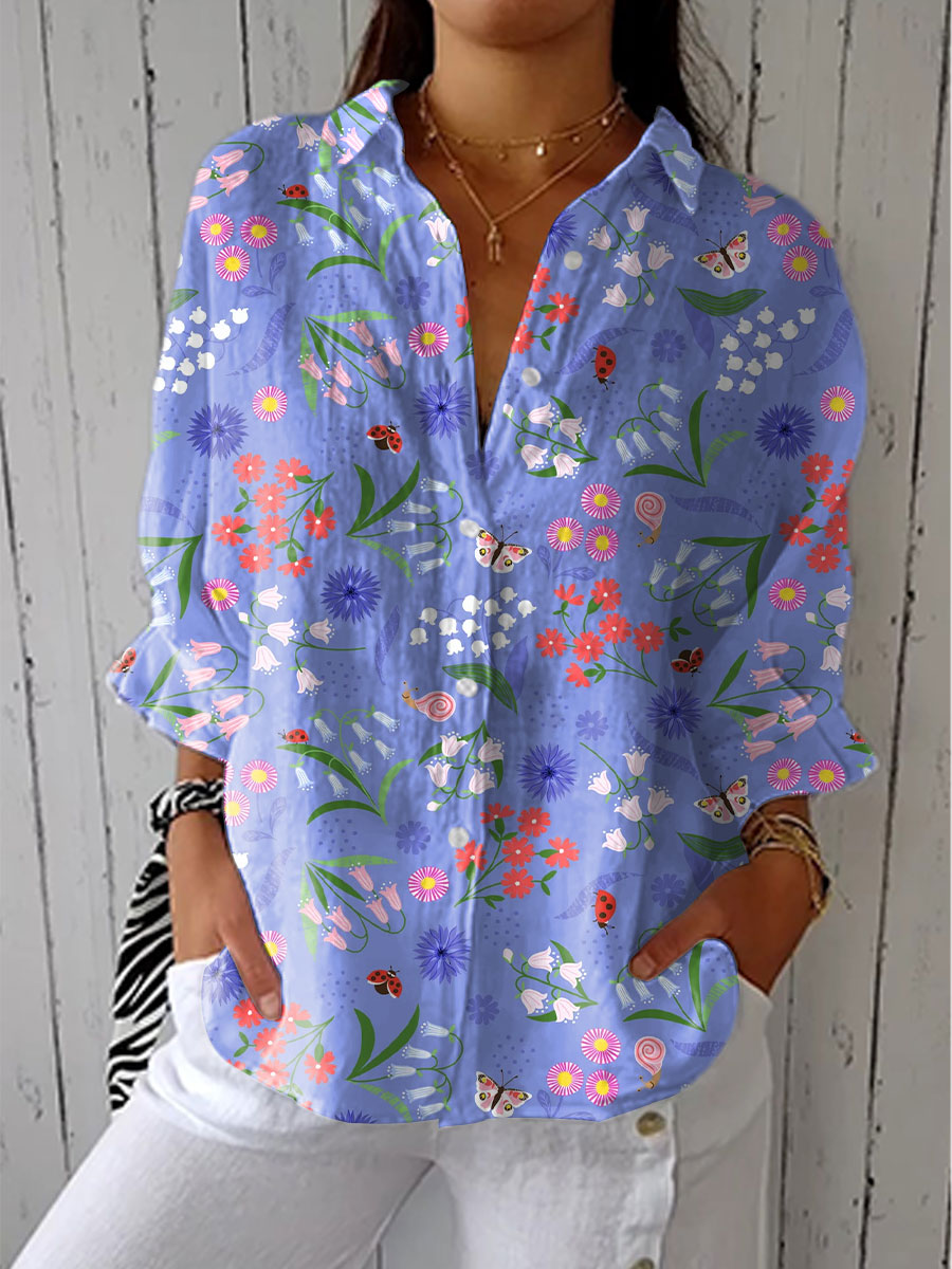 Nadine | Spring Garden Blouse