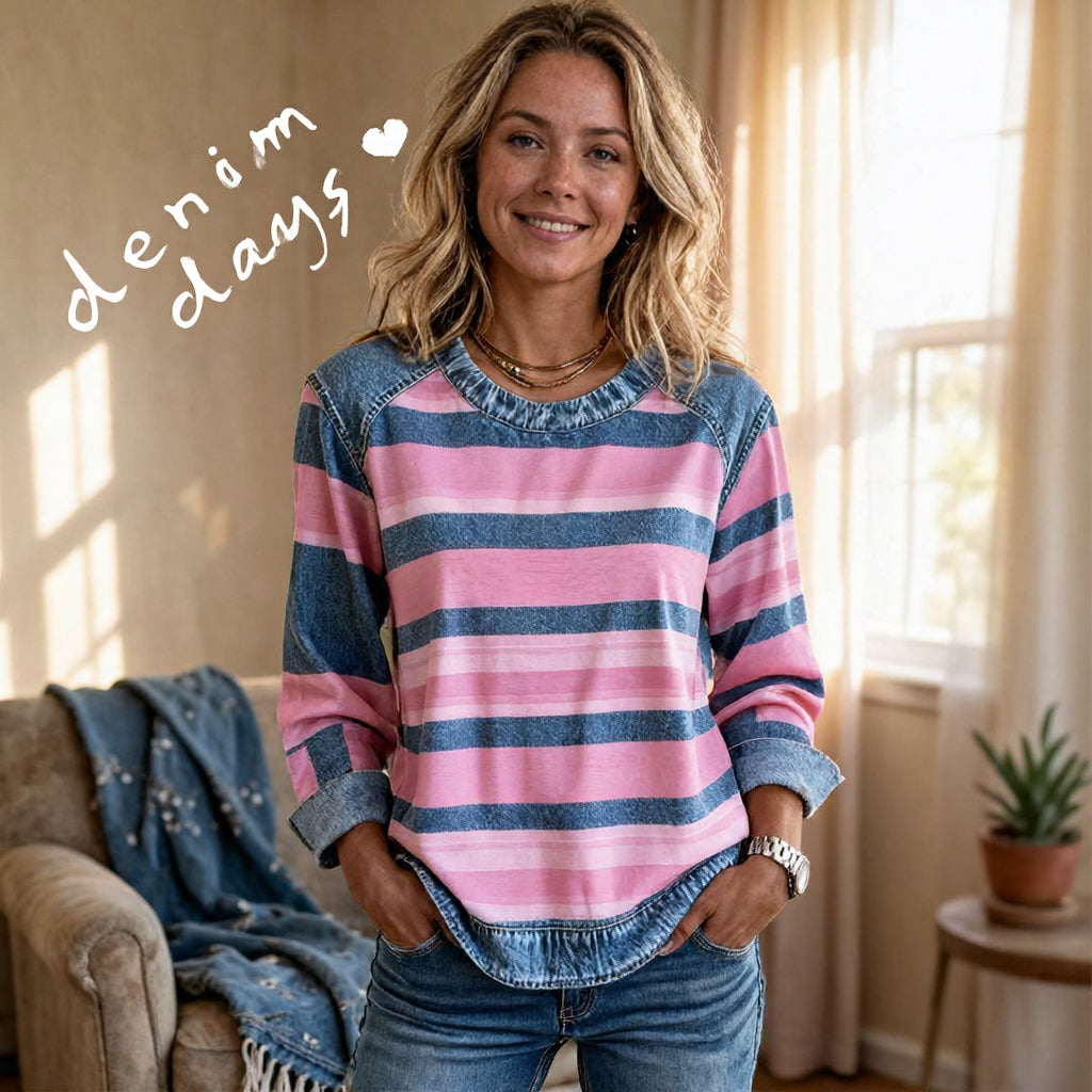 Andrea | Soft Striped Top