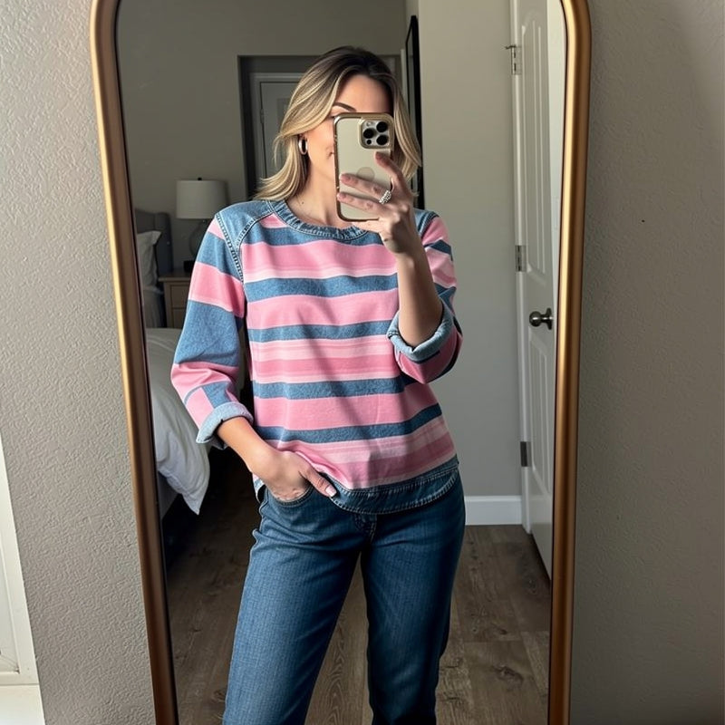 Andrea | Soft Striped Top