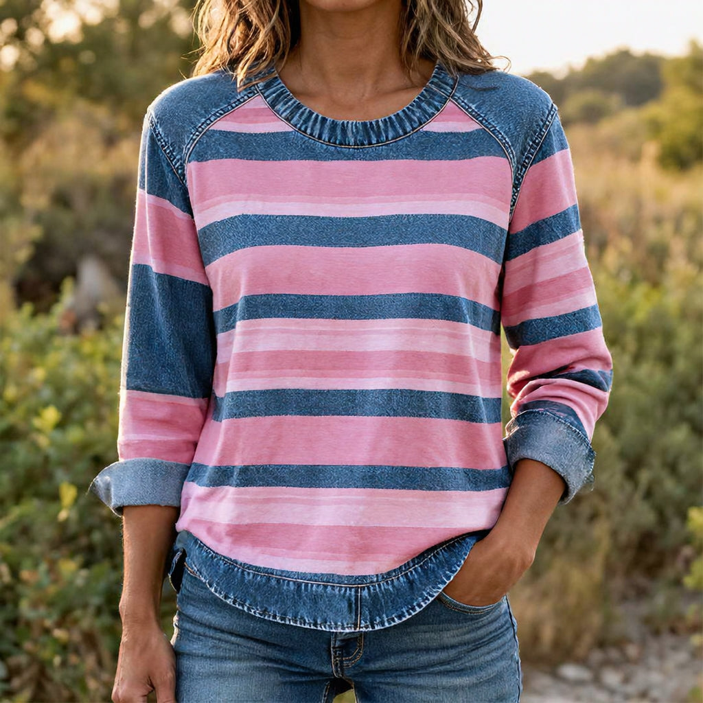 Andrea | Soft Striped Top
