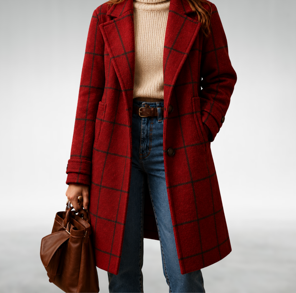Lauren | Classic Checkered Coat