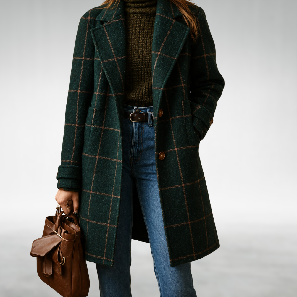 Lauren | Classic Checkered Coat