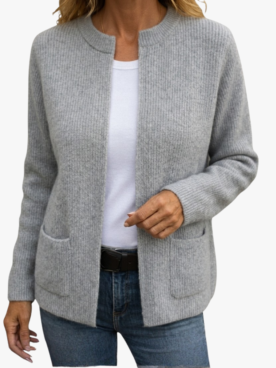 Nikka | Warm Knit Zip Cardigan