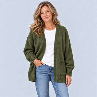 Annelise | Relaxed Open-Front Cardigan