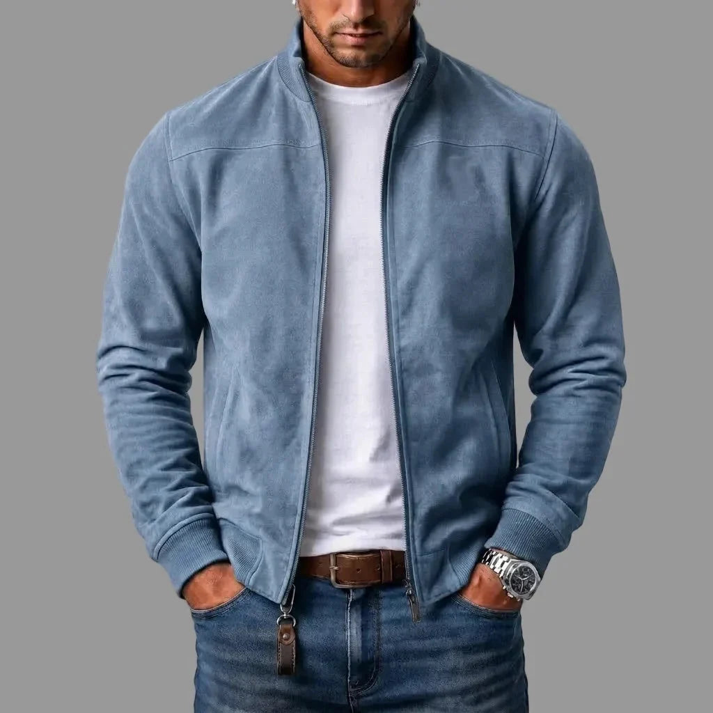 Alden | Textured Bomber Jacket