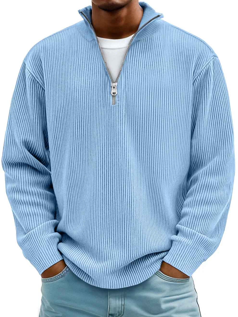 Alan | Zip-Collar Sweater