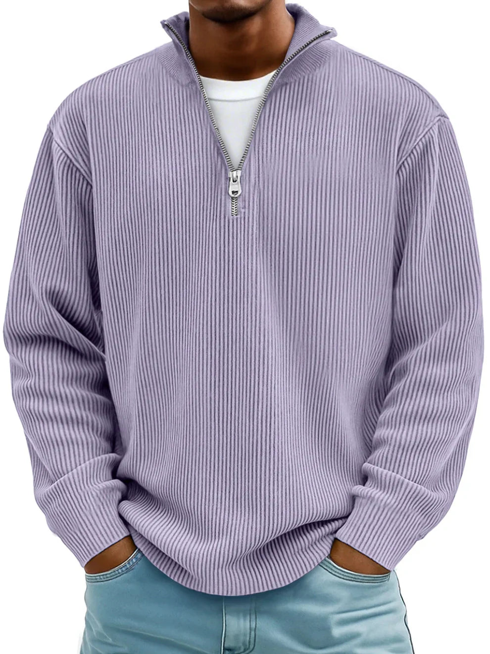 Alan | Zip-Collar Sweater