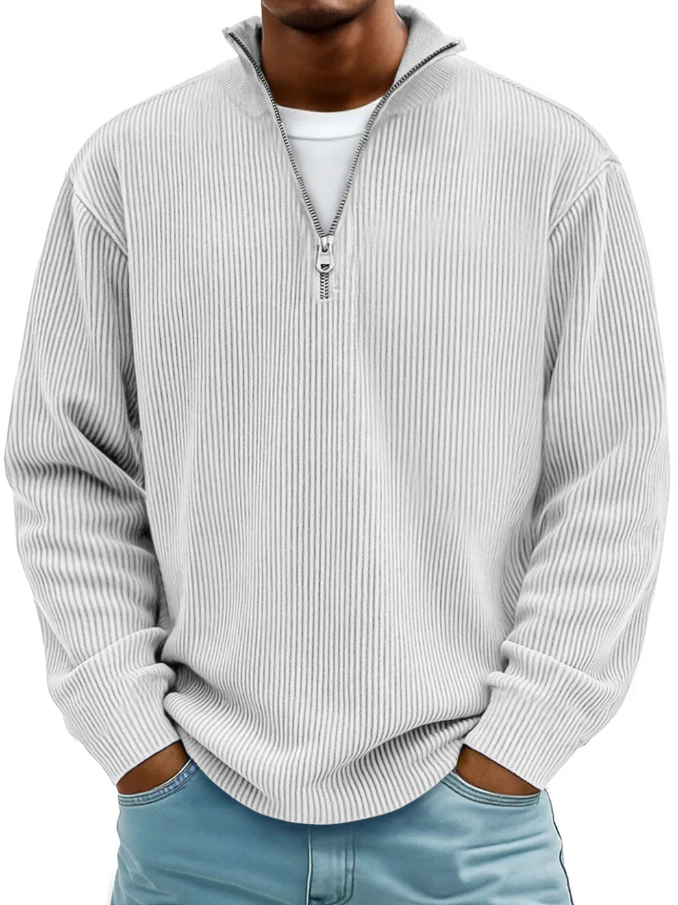 Alan | Zip-Collar Sweater