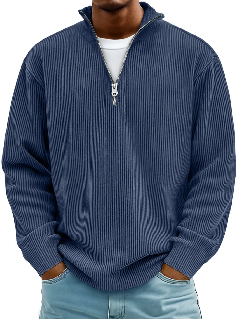 Alan | Zip-Collar Sweater