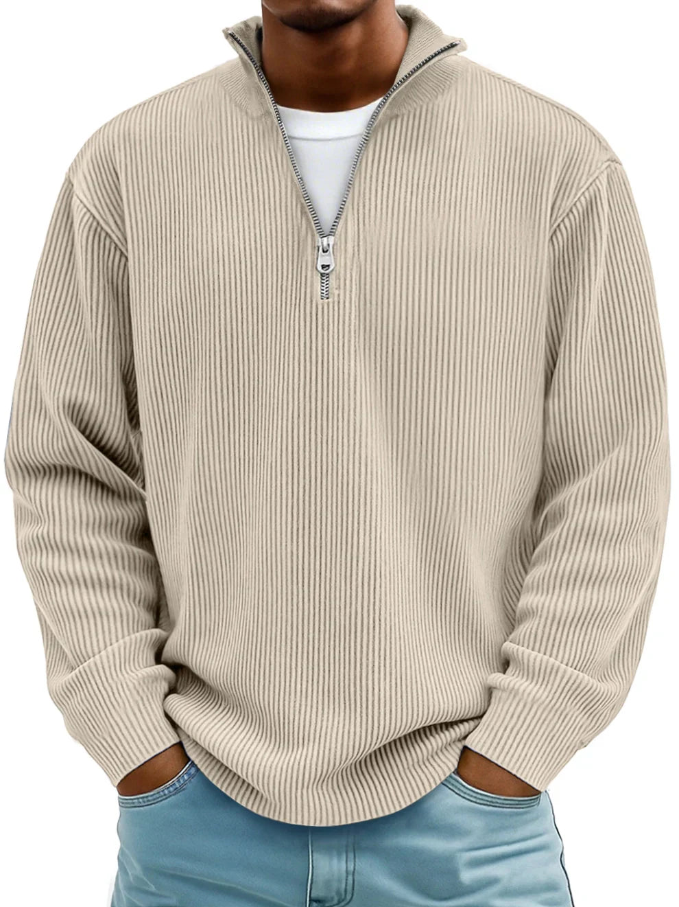 Alan | Zip-Collar Sweater