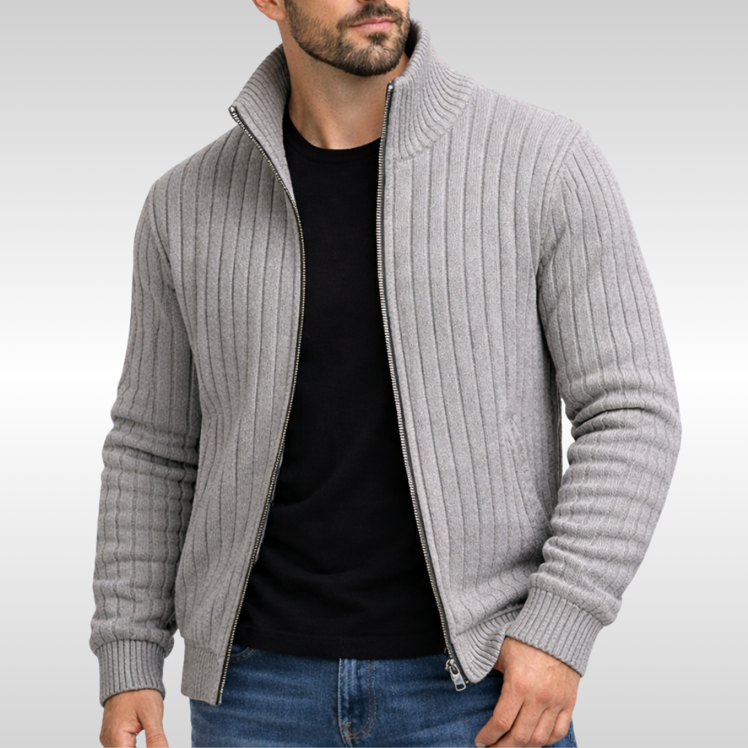 Bradley | Classic Zip Cardigan