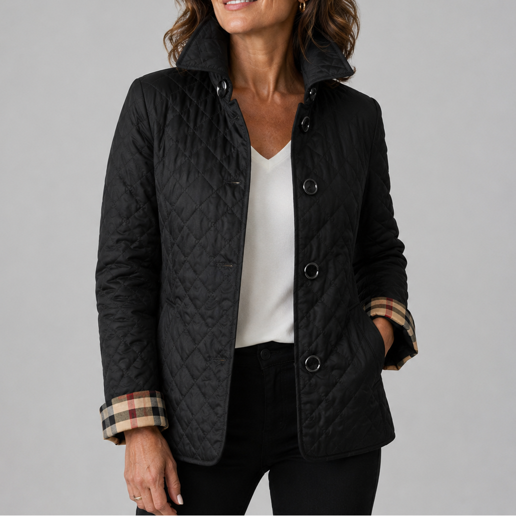 Briony | Quilted Stand-Collar Jacket