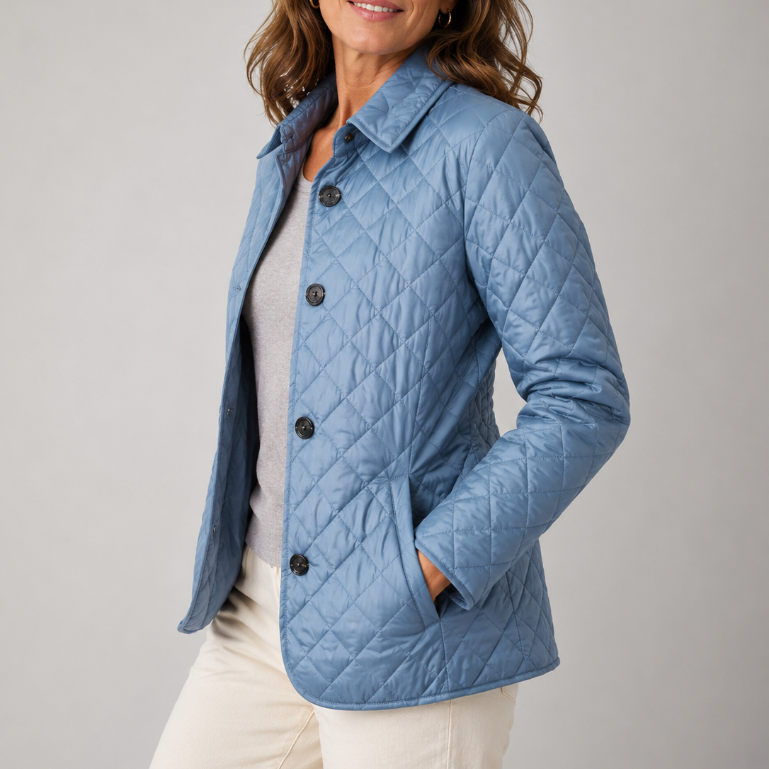 Briony | Quilted Stand-Collar Jacket