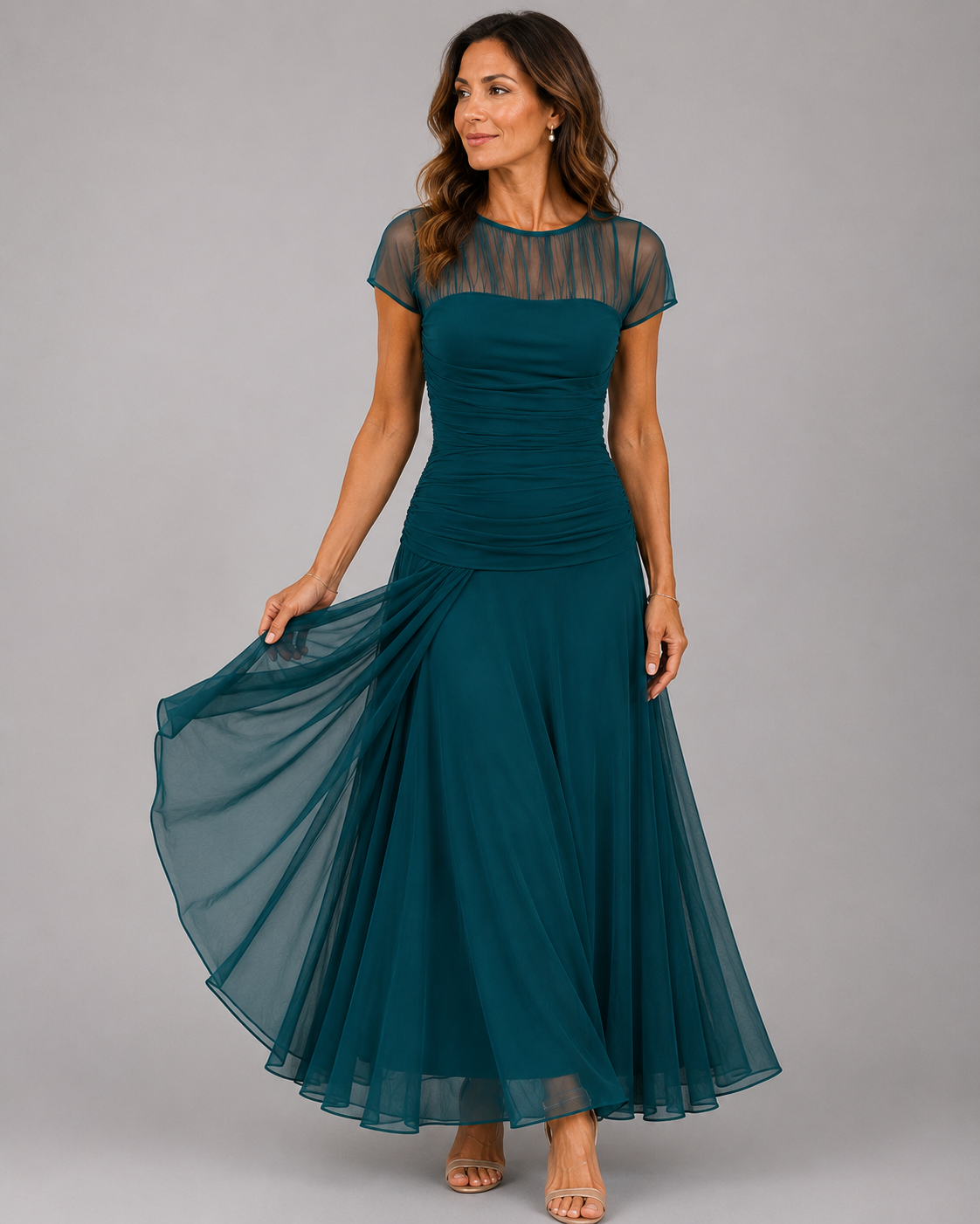 Lorenza | Elegant Chiffon Dress