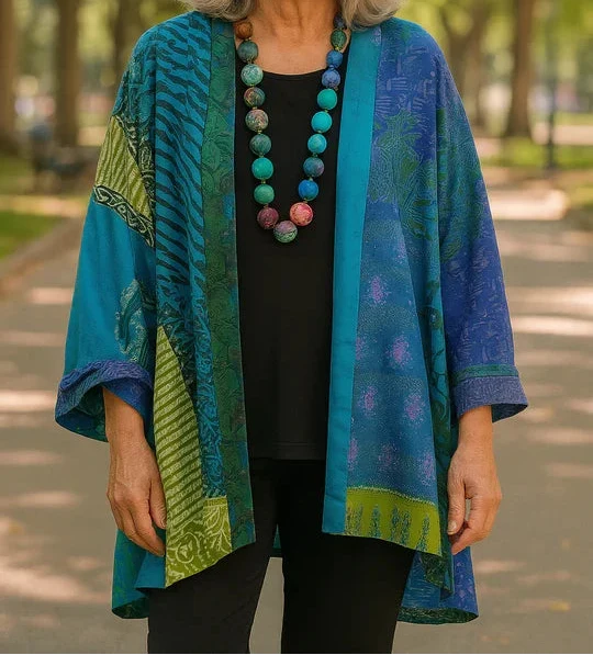 Astrid | Elegant Drape Cotton Cardigan