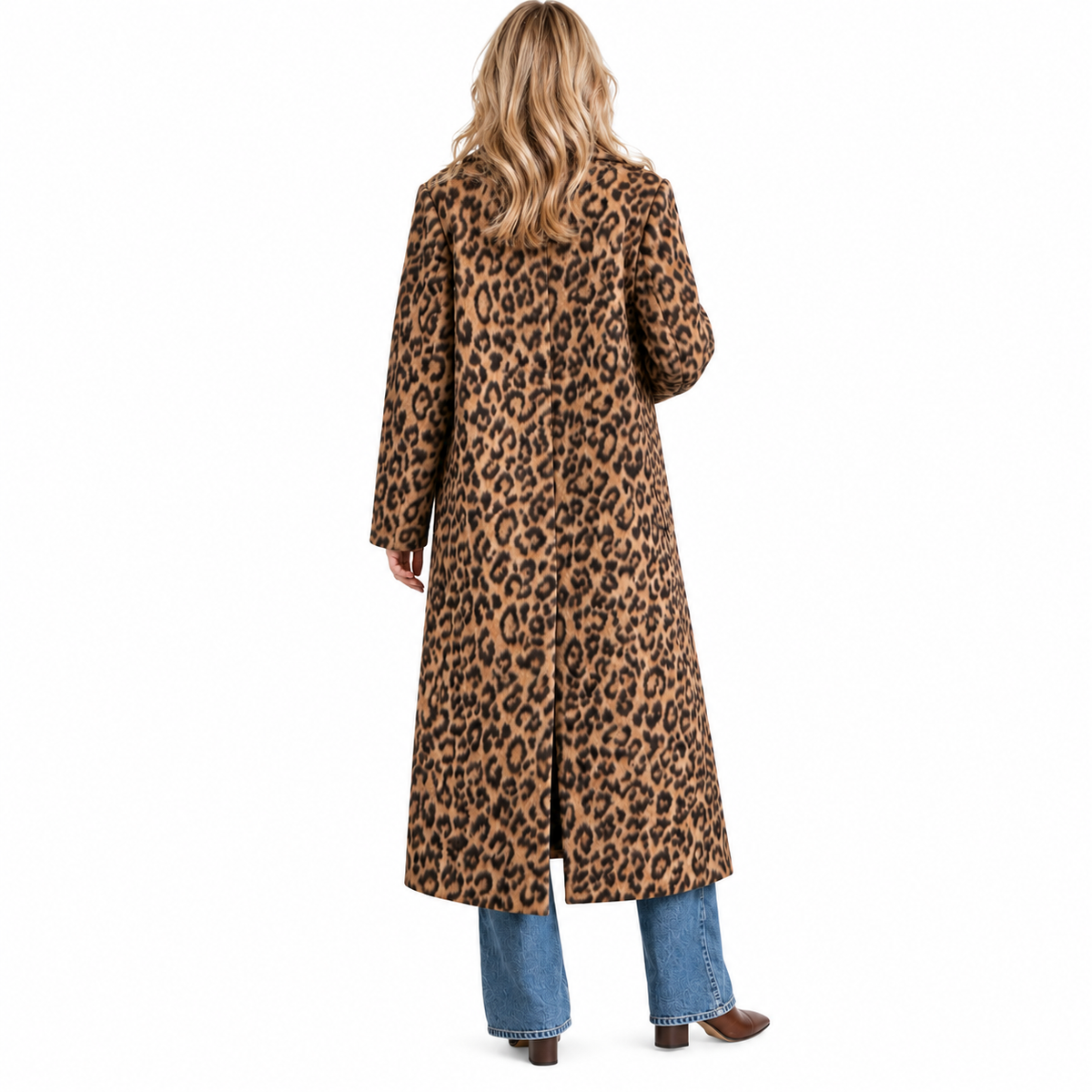 Kathleen | Leopard Longline Coat