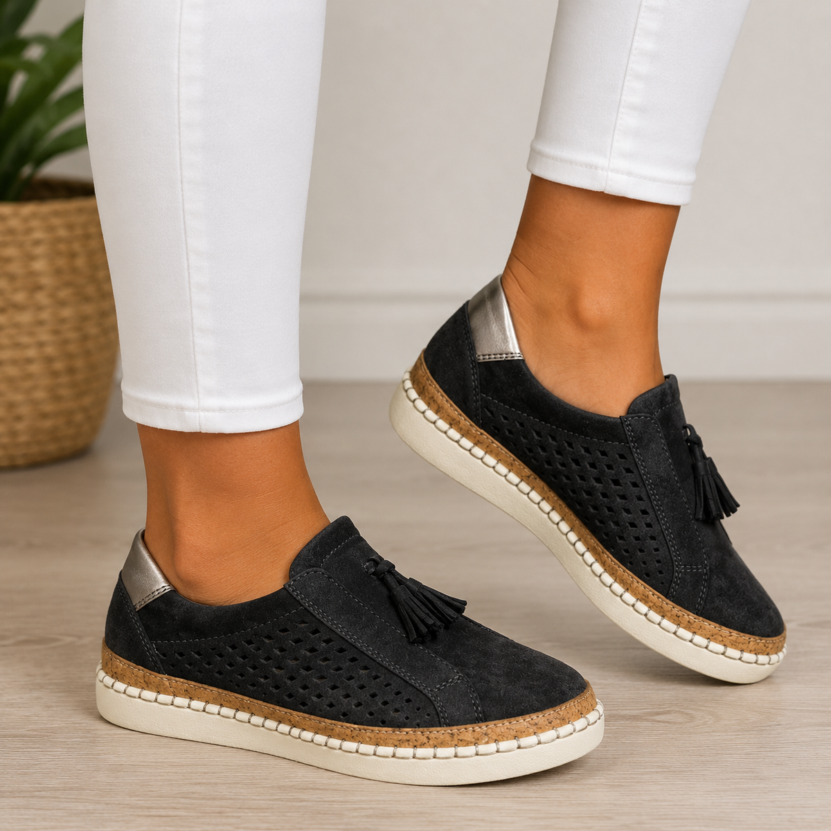 Judith | Cushioned Slip On Loafers