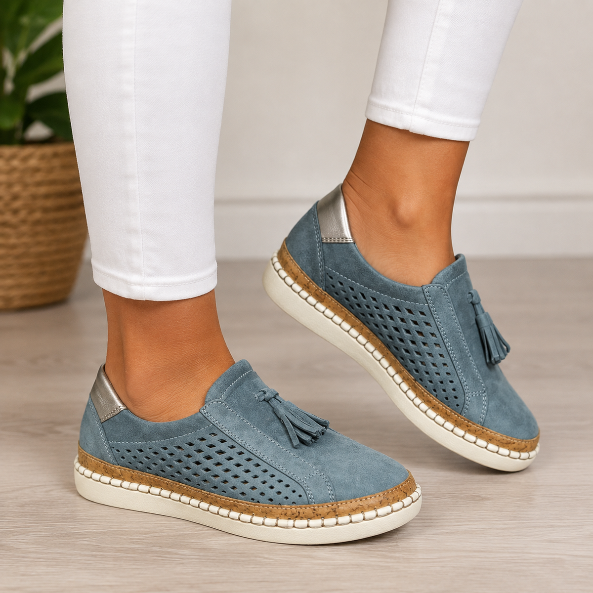 Judith | Cushioned Slip On Loafers