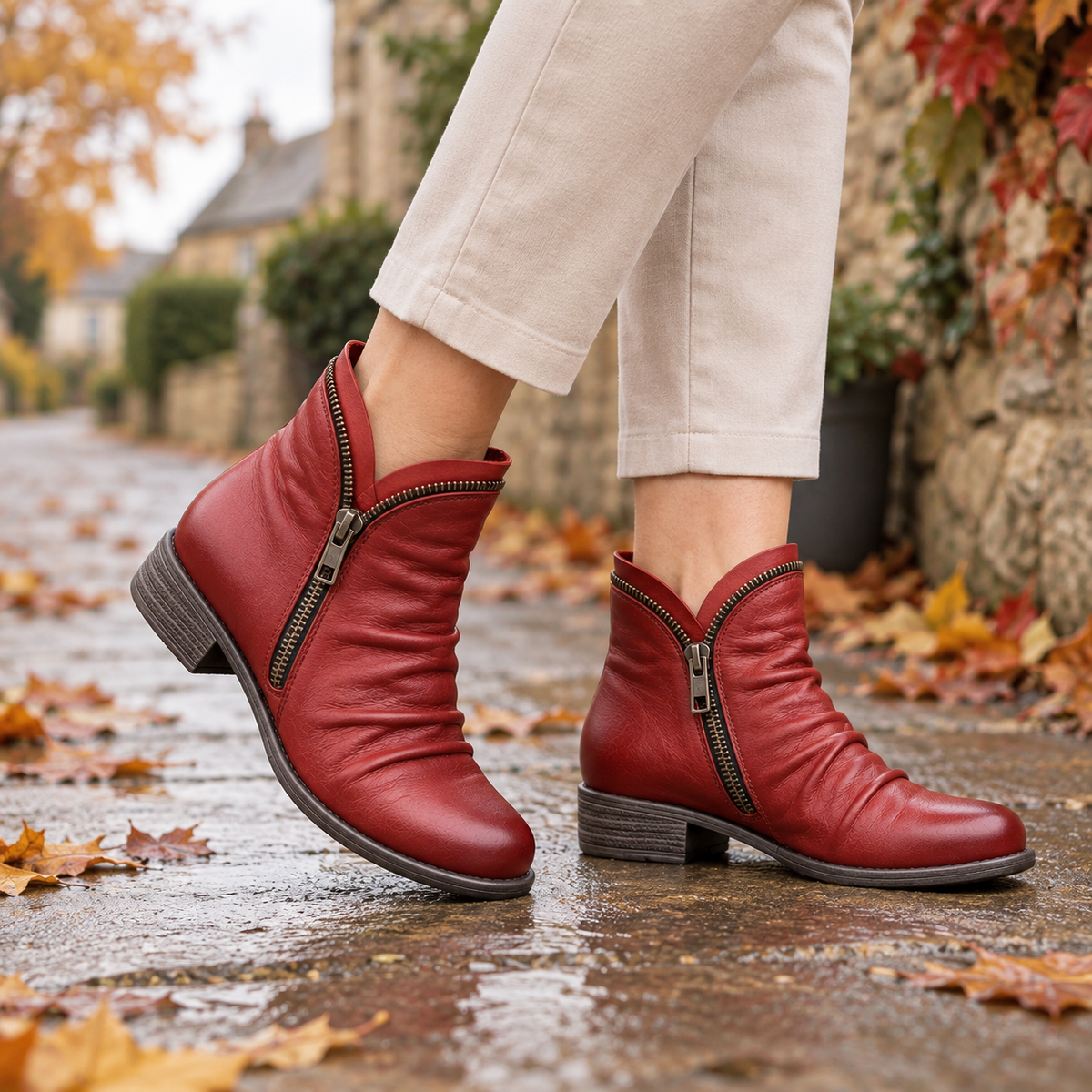 Carla | Comfortable Low Boots