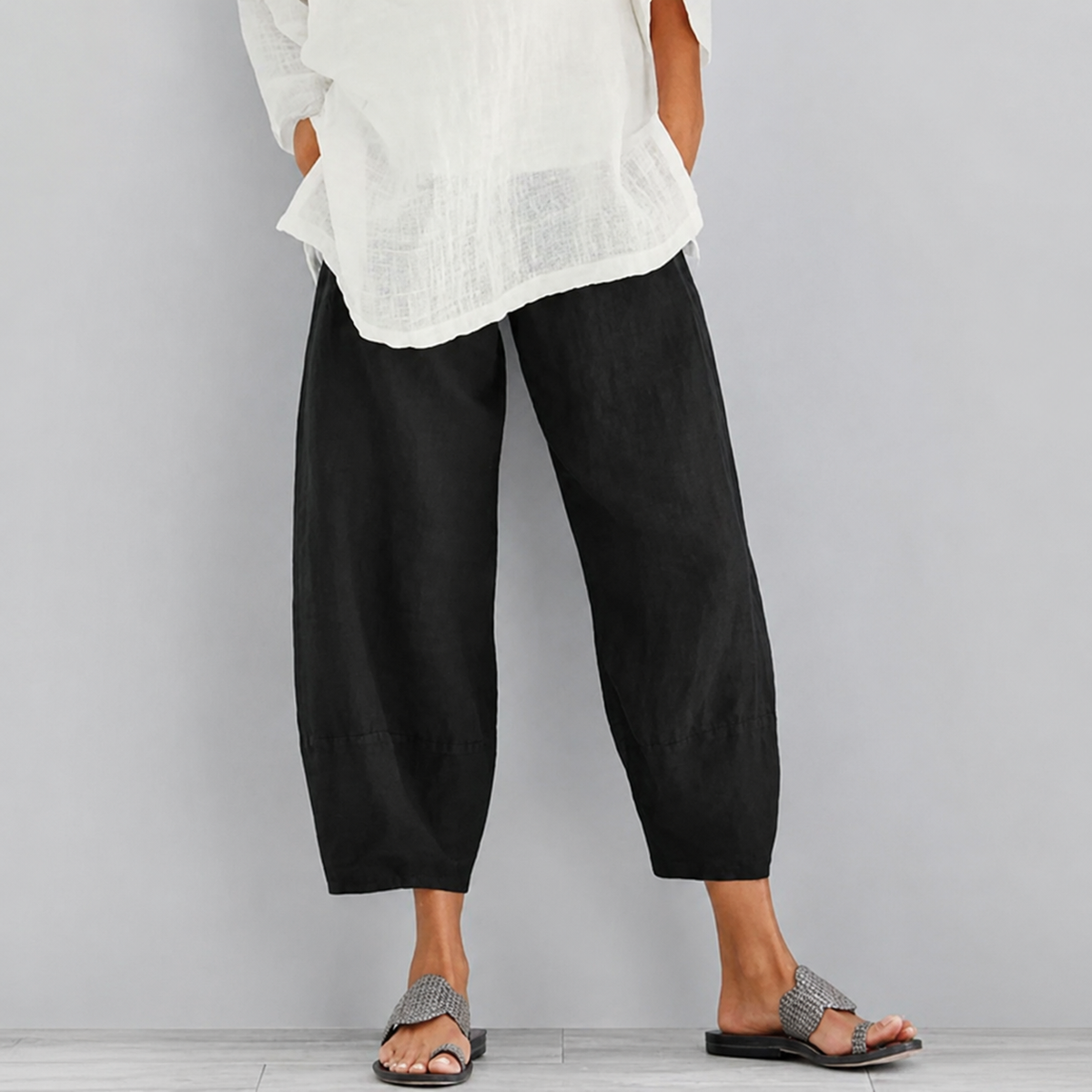 Marina | Effortless Comfort Cotton Linen Pants